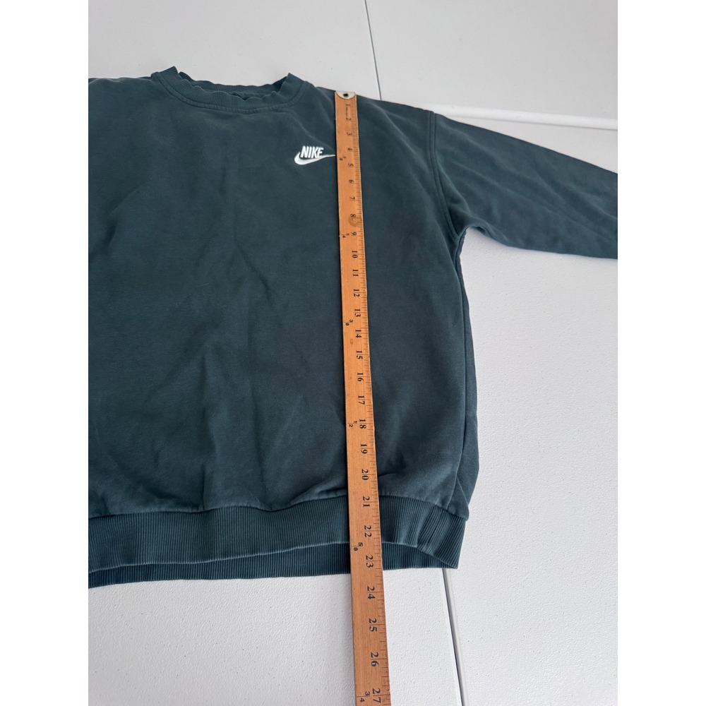 Nike Phoenix Fleece Oversized Crewneck Sweatshirt Teal FD2923-328 Womens L dd - Picture 7 of 7